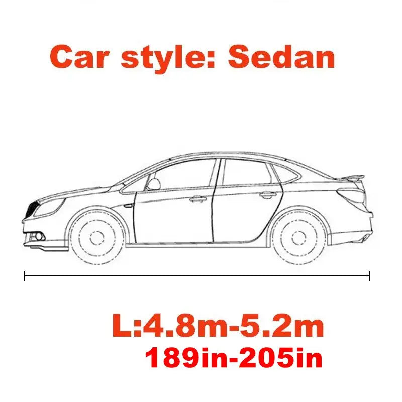 Universal Stretch Car Cover Sunproof Windproof Dustproof Scratch Resistant UV Protection for Sports Car Sedan SUV Beauty Styling CM World