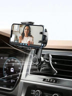 Universal Car Air Vent Phone Holder – Y-Shape Unobstructed Design with Adjustable Clamp, Compatible with All Smartphones CM World