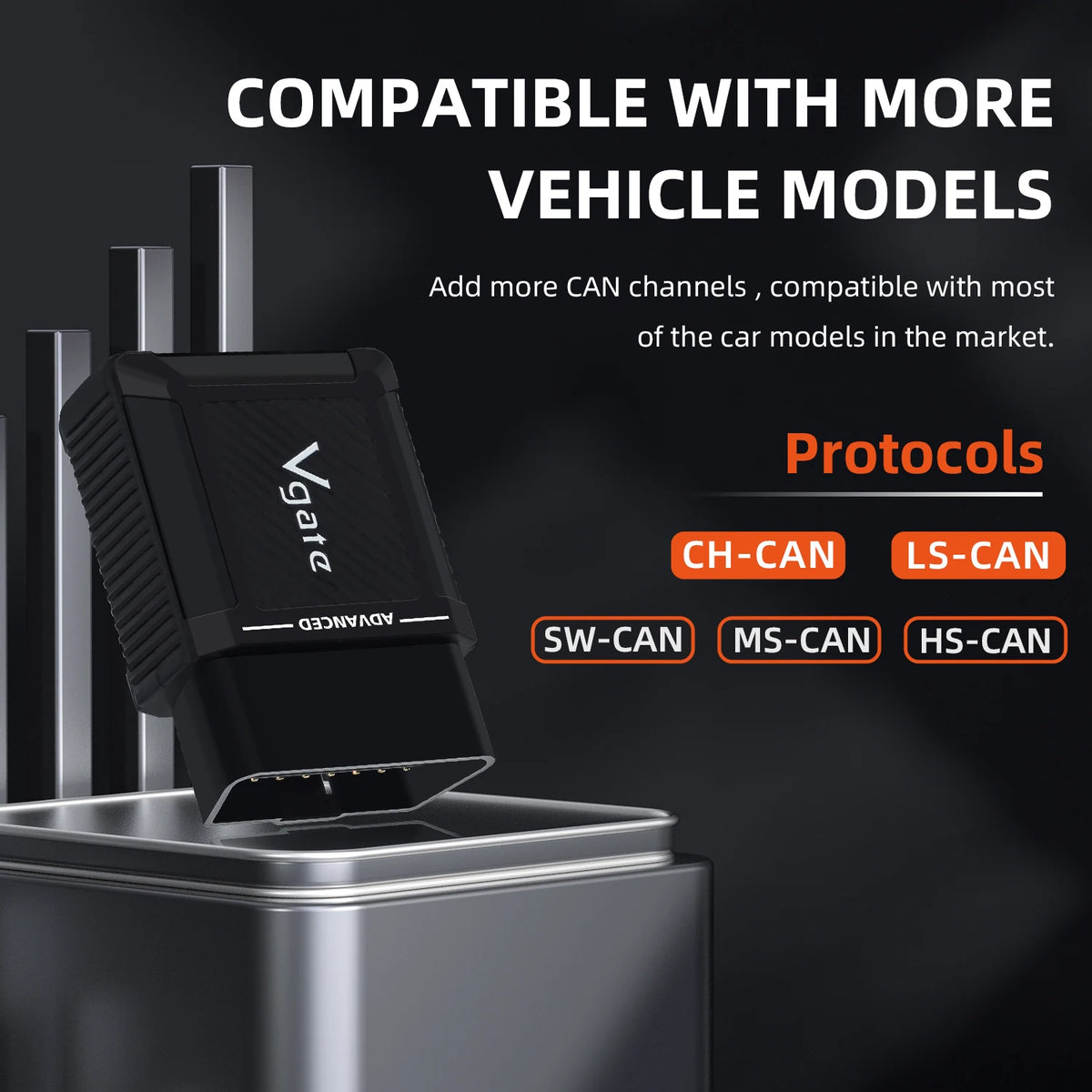 Vgate VLinker MS Upgrade ELM327 Bluetooth Support IOS/PC/Android Car Scanner OBD Auto Diagnostic Tool OBD 2 Scan PK ELM 327 V1 5
