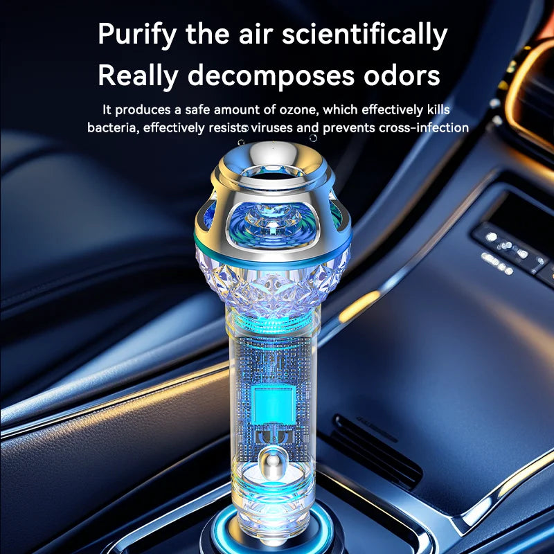 1pcs Car Air Humidifier Mini Steam Air Purifier Aroma Diffuser Essential Oil Aromatherapy Diffuser Mist Maker Sprayer For Car Car Mobile World