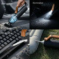Rechargeable Car Vacuum Cleaner, Handheld Interior Cleaner for Seat Crevices, Dashboard Dust, Floor Mats, Trunk Debris and X37F Car Mobile World