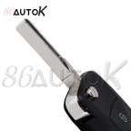 Car Key Fob for VW for Volkswagen Golf Mk6 Tiguan Passat CC For SEAT For Skoda Octavia Blade HU66 Key Shell Housing Car Key Case CM World