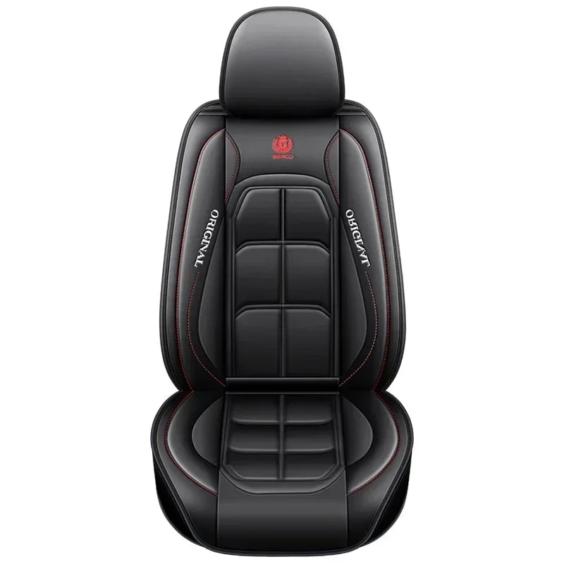Full Coverage Universal Pu Leather Car Seat Covers for HYUNDAI Tucson Santa FE i30 i40 Veloster Creta Elantra Car Accessories Car Mobile World
