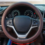 Leather Car Steering Wheel Cover Universal Steering Wheel Covers Car Accessories Interior Non-slip Steering Wheel Grip O/D Type CM World