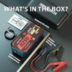 8250A 12V Car Jump Starter Portable Car Battery Booster Pack for All Gas and 13L Diesel Engines, Super Fast Charging Power