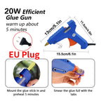 Auto Paintless Dent Repair Tools EU Plug Glue Gun Car Dent Repair Kit Dent Removal Kit Dent Remover Dent Puller for Cars Vehicle