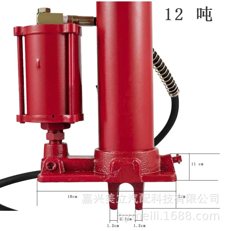 Durable   8 Tons 12 Tons T Pneumatic Lengthened Plus Heavy Duty Hydraulic Jack Crane Long Stroke Thousand Gold Top Hydraul