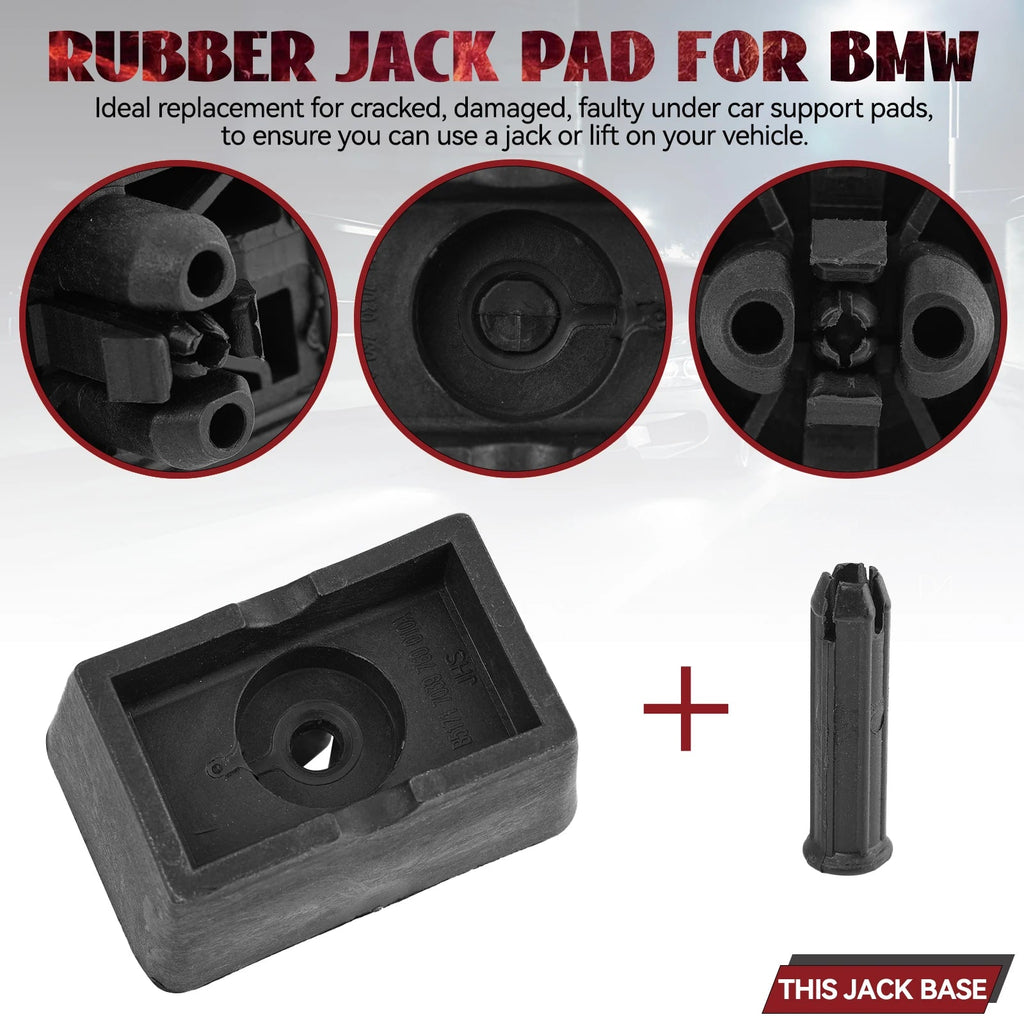 1/4pcs 51717039760 Under Car Jack Lift Jacking Point Support Pad Plug Block Cover for BMW Mini R50 R55 R56 R57 R58 R59 R52 R53 CM World