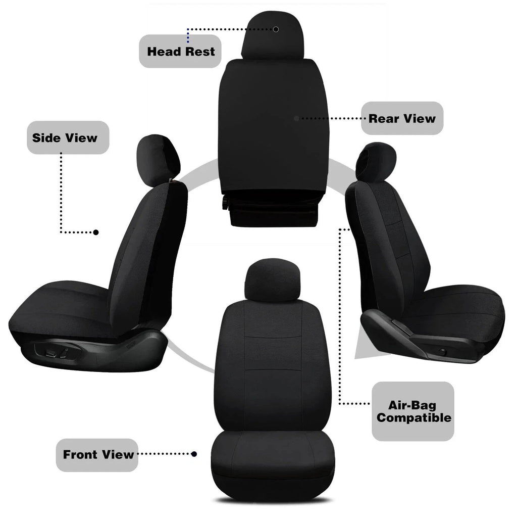Universal Breathable and Durable 9-Piece All-Season Comfortable Soft Five-Seater Covers CM World