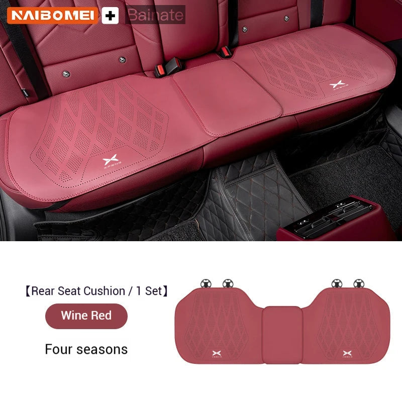 Car Seat Covers, For XPENG G6 P7 G9 MONA M03 G3 P5, Protective Covers Breathable Sweatproof, Four Seasons Leather Seat Cushion Car Mobile World