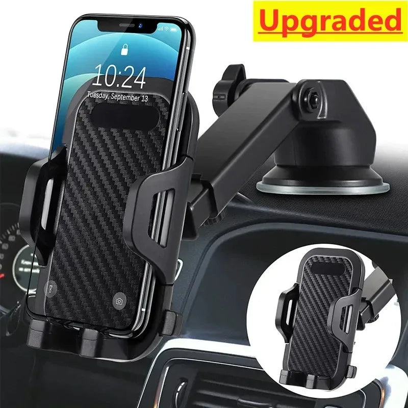 Car Phone Holder 360° Windshield Mobile Cell Support Smartphone Universal Mount Stand For iPhone 12 11 7 8 Samsung Huawei CM World