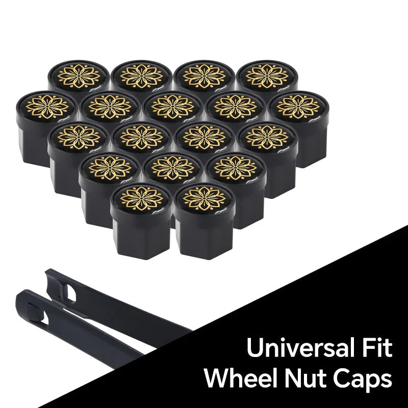 For Dacia Spring Duster Logan Sandero Dokker Striker Jogger Caps 20Pcs Car Wheel Caps Bolts For Wheel Bolts Cap Tire Nut Caps CM World
