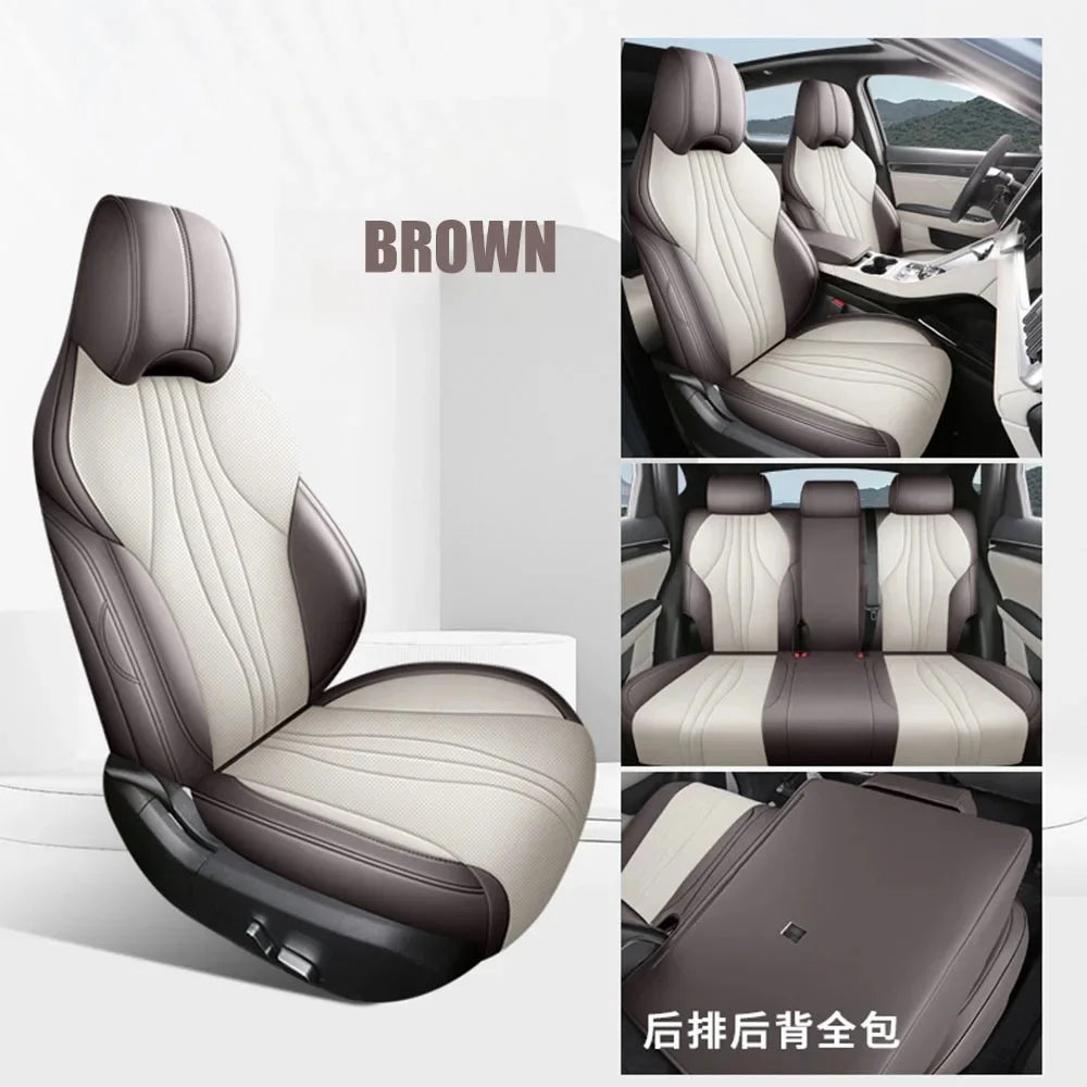 Custom NAPPA Leather For BYD Seal U / Song Plus 2025 Accessories Interior Drop Shipping Winter Full Set Automobiles