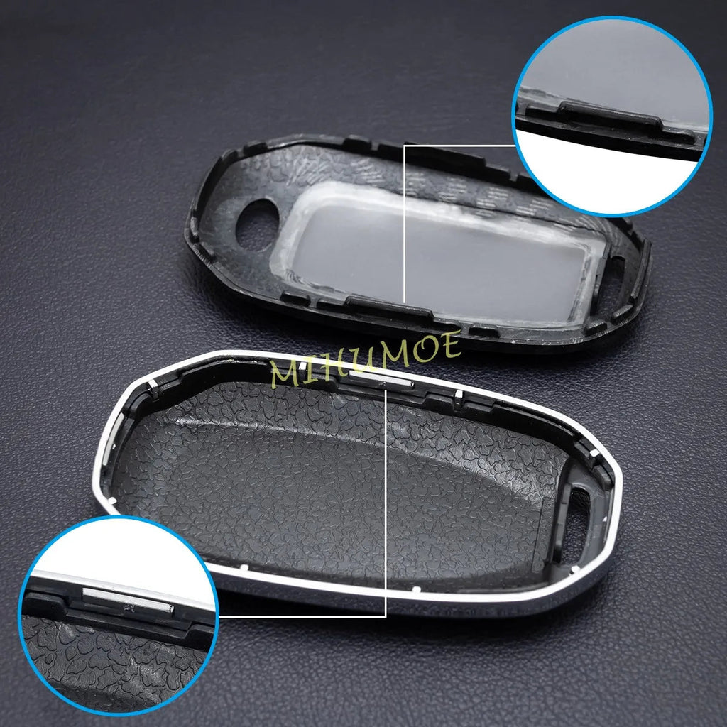 For Infiniti Q50 Q60 QX50 QX55 QX60 Carbon Fiber Car Remote Key Fob Case Chain Cover Holder Protect Accessories CM World