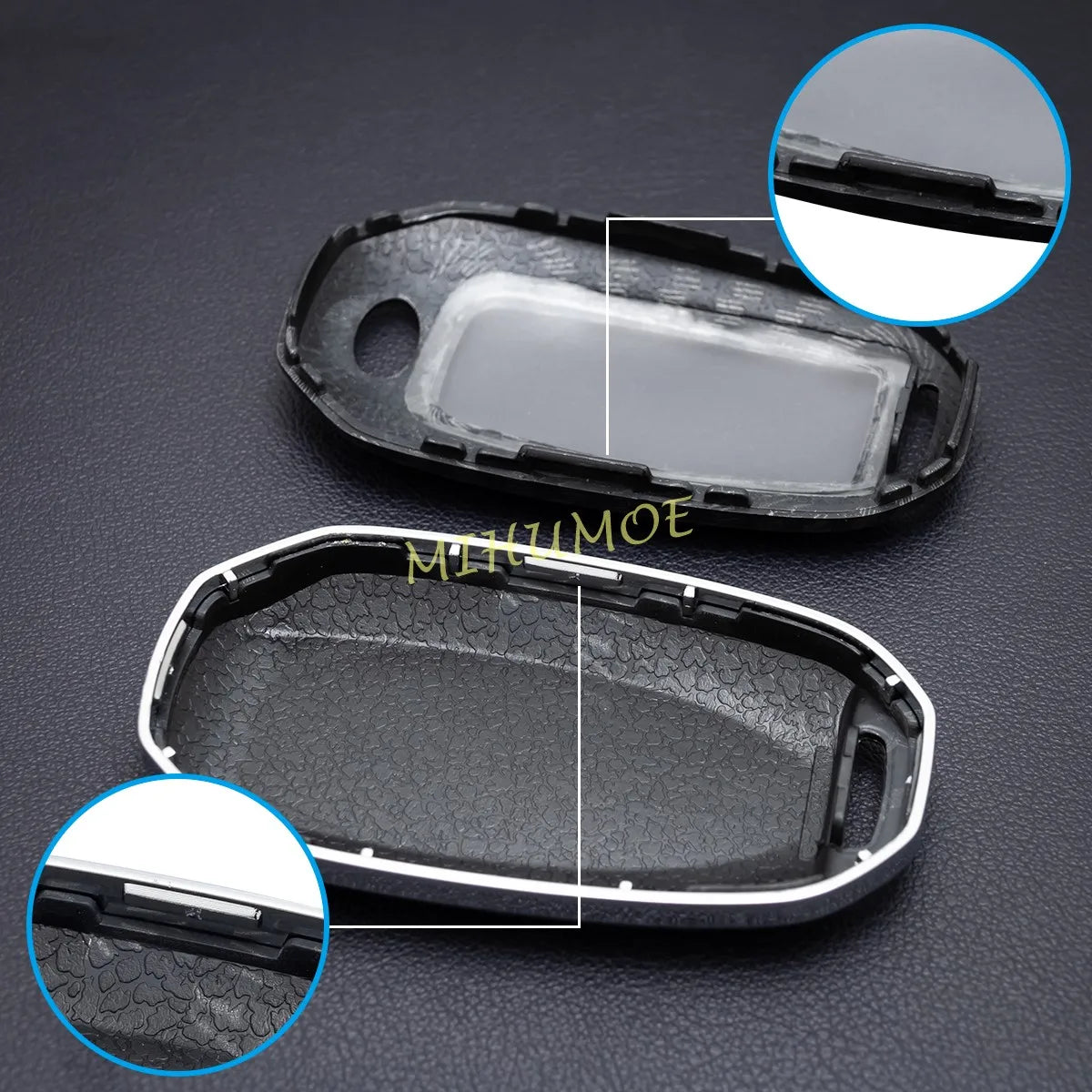 For Infiniti Q50 Q60 QX50 QX55 QX60 Carbon Fiber Car Remote Key Fob Case Chain Cover Holder Protect Accessories CM World