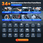 THINKCAR Thinkscan 689BT Diagnostic Tools Full System Automotive Scanner 34 Reset Lifetime Free ECU Coding CANFD DOIP Scan Tools Car Mobile World