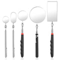 5/4Pcs Telescoping Inspection Mirrors Set Stainless Steel Retractable Mechanical Mirror 360° Rotation Mirror Inspection Tools CM World
