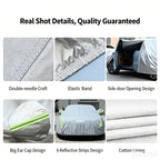 Full-coverage car cover all-season use thickened with cotton, waterproof and hail-resistant, sunshade and UV protection for cars Car Mobile World