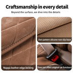 2Pcs Universal Fit Car Seat Mats Flannel Coverage Back Seat Supports Pad Protector Covers Non-Slip Cushion Interior Accessories CM World