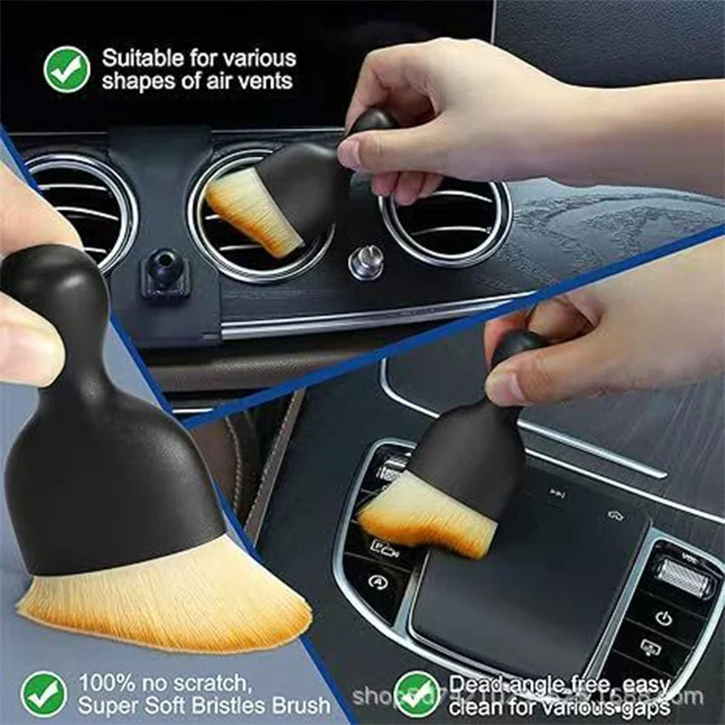 Customizable Car Detailing Brush Set The Ultimate Auto Cleaning Kit for Vents Gaps Maintenance Car Air Outlet Detail Clearance