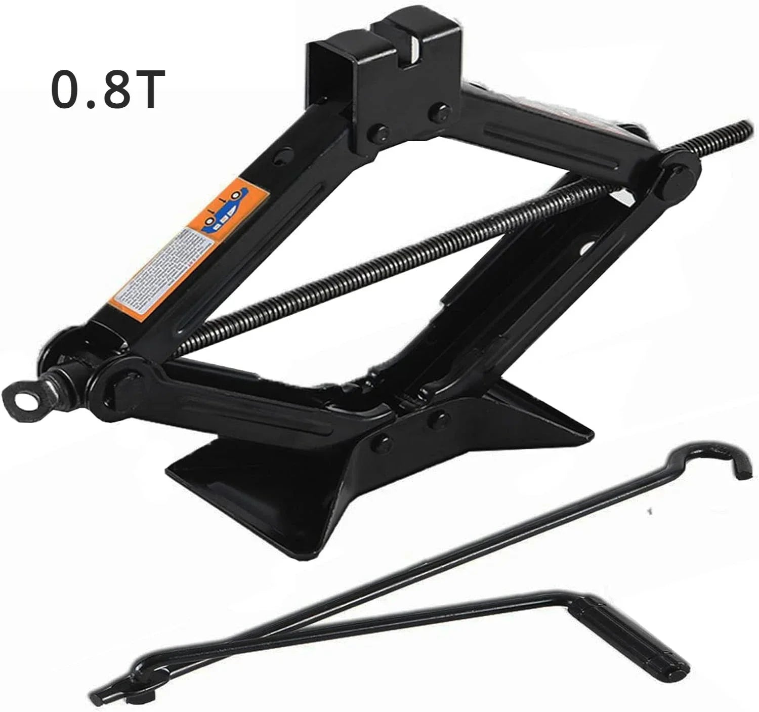 Scissor Type Car Jack 08T 1T 2T Portable Hand Operated Labor Saving For Tire Replacement Vehicle Maintenance Car SUV Kit CM World