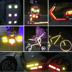 20PCS Reflective Stickers For Car Wheels Night Fluorescent Tire Safety Warning Stickers Personalized Decorative Car Stickers Car Mobile World