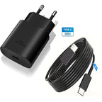 25W USB C PD Super Fast Charger type c Wall Power Adapter USB C to Type C Fast Charging Cable For Samsu Galax S22 S21 S20 Note10 Car Mobile World
