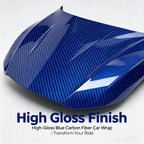 High Gloss Colorful Laser Rainbow Blue Wrap Vinyl Car Body Films Exterior Car Stickers Decals for Vehicle Film Wrapping Adhesive