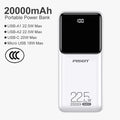 PISEN 20000mAh PD 20W Quick Power Bank SCP 22.5W Portable CCC Powerbank Fast Charging External Battery For Huawei iPhone Xiaomi Car Mobile World