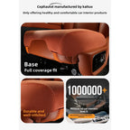 High Quality Perforated Suede Leather Universal Car Seat Full Cover Breathable Luxury SUV Sedan Protection Car Seat Full Cover