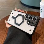 For Samsung Galaxy S26 S23 S24 S25 Ultra Plus FE A17 A27 A36 A37 A56 A57 for Magsafe Four Corner Anti Drop Magnetic Phone Case
