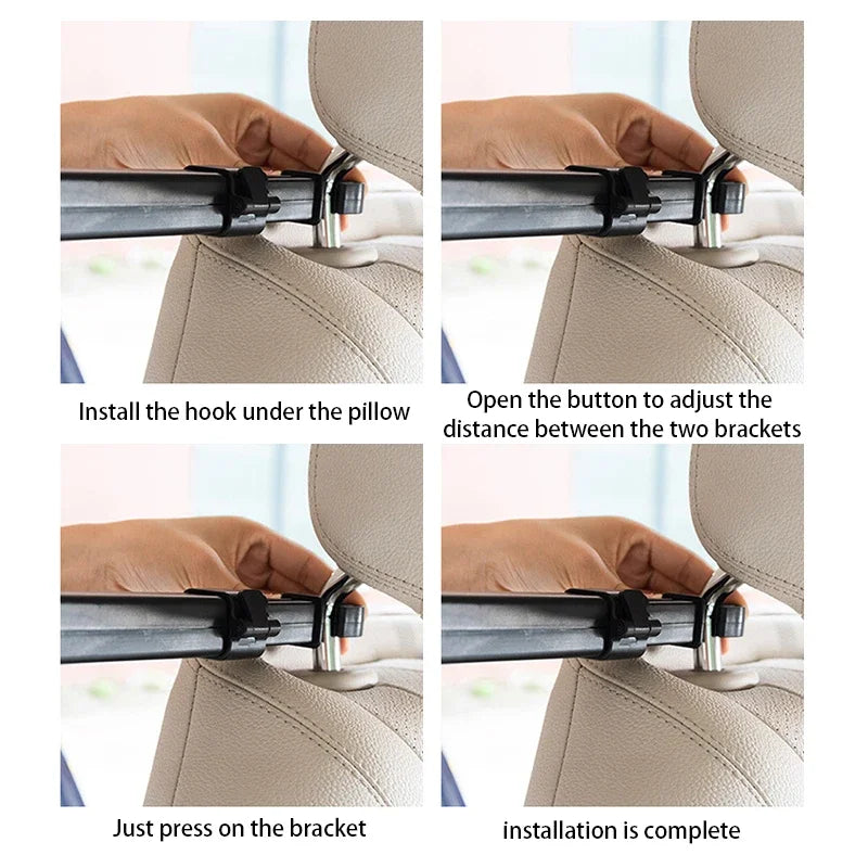 Car Tablet Phone Holder Stand Bracket 2 in 1 Car Truck Back Seat Headrest Phone Mount Holder for iPad Rear Seat Universal CM World