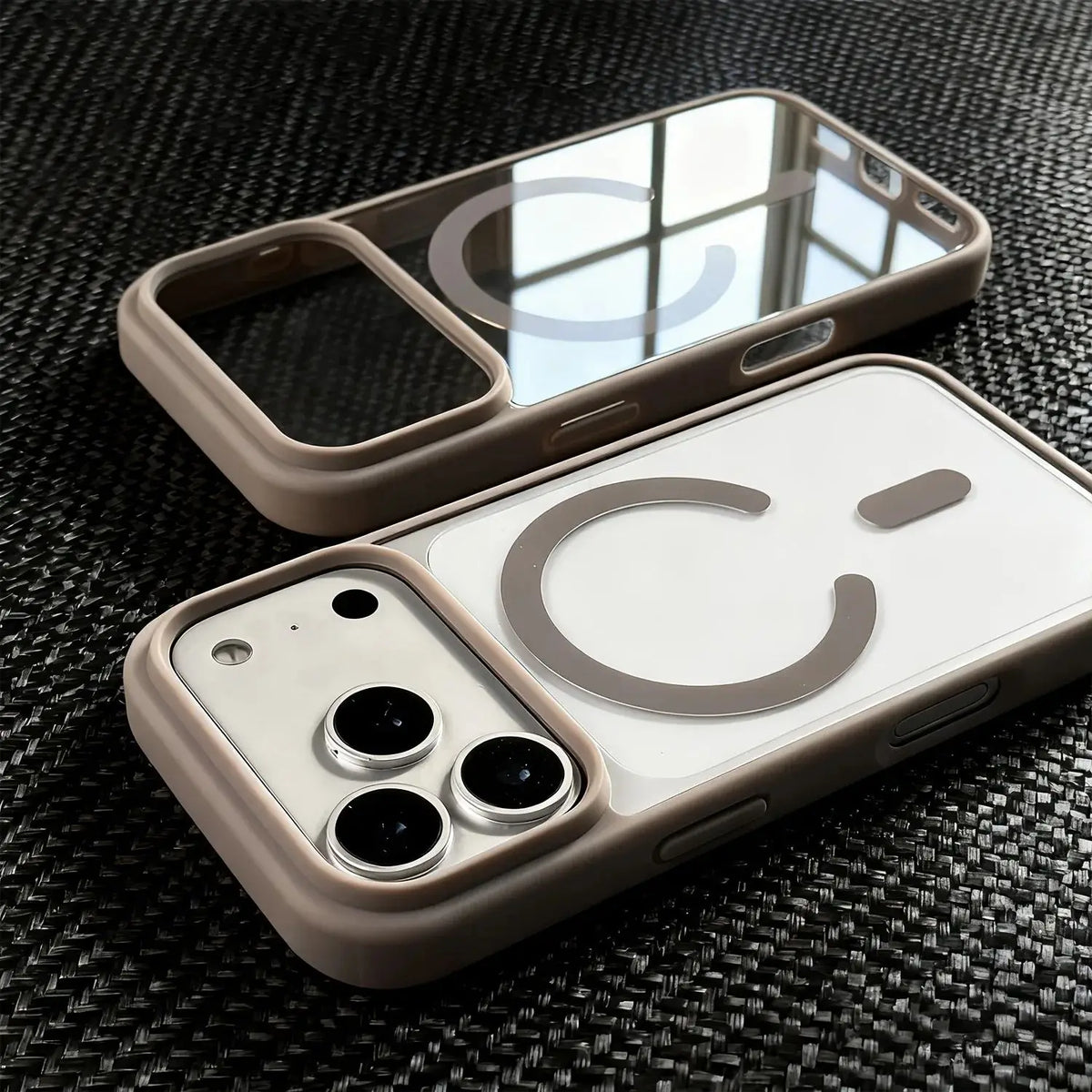 Dark Cherry Ultra-thin Matte Magnetic Charging Phone Case For iPhone 18 17 16 15 14 13 12 Pro Max Magsafe Shockproof Hard Cover