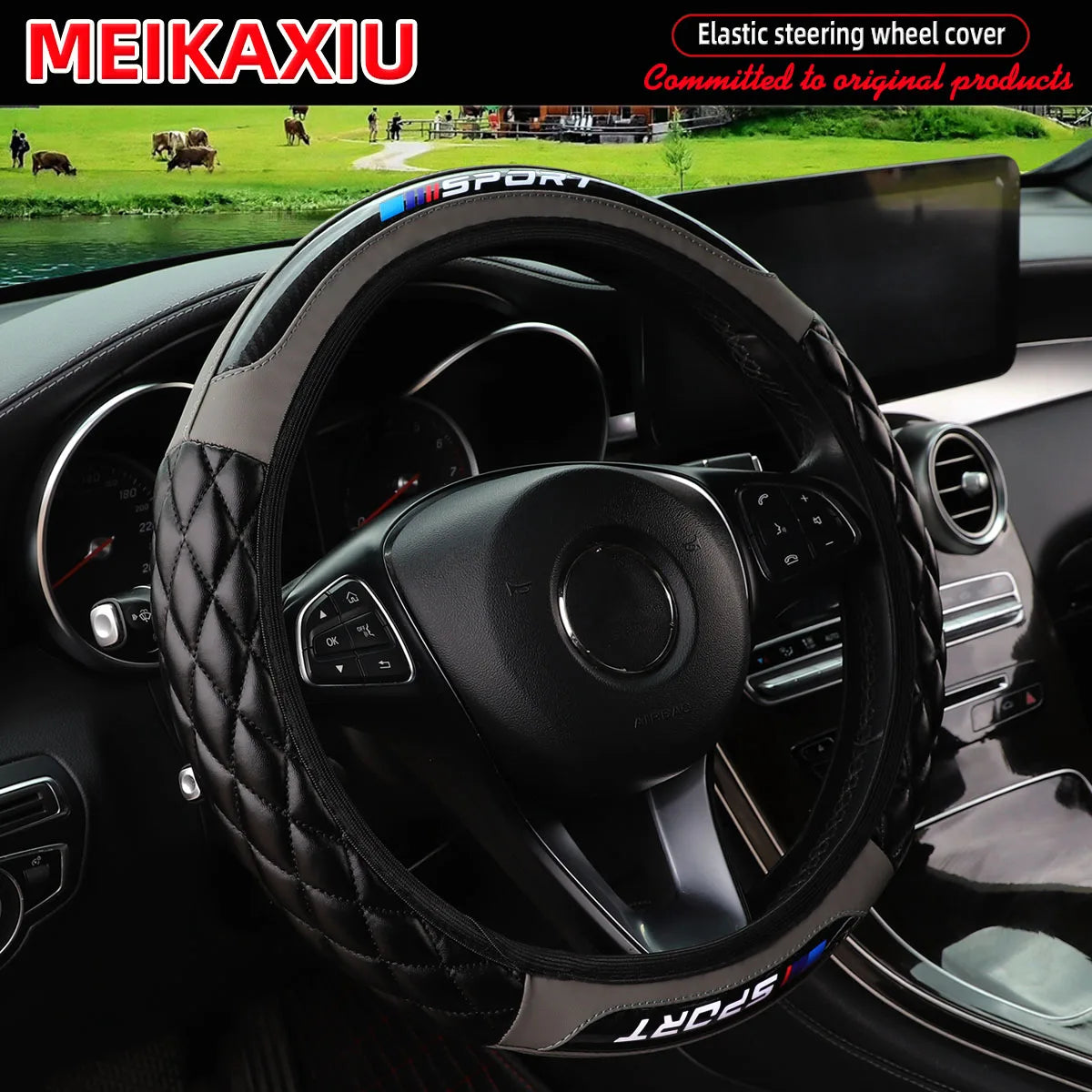 The new crystal carbon fiber SPORT car comes with a universal disc cover without inner ring for all seasons. CM World