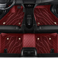 Double layer 5D Custom Car Floor Mats For Porsche 911 991 992 997 4-seats Auto Carpets Foot liners car Accessories