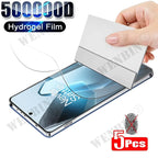 5 Pcs Hydrogel Film For OnePlus 15 13 13R Screen Protector For OnePlus 12 12R Car Mobile World