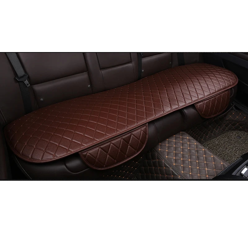 Universal Car Seat Covers PU Leather Seat Cover Auto Interior Accessories Mat Protector Car Leather Support Pad Car Seat Covers CM World