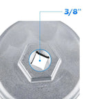 Professional Aluminum Oil Filter Wrench Cap Style Tool for Toyota Lexus Engines Universal Car Maintenance Repair Accessory