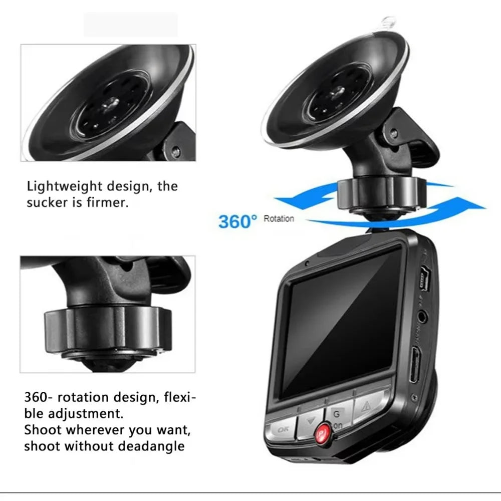 XUSHIDZ 2026 NEW HD 1080P Dash Camera G-sensor Dashcam Car Camera Vehicle Video Recorder DVR Dash Cam Super Night Vision HDR Car Mobile World
