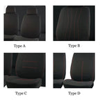 AUTOKING 4pcs/9pcs  Universal Polyester Car Seat Cover Set Car Accessories Interior Fit For Most Car, Truck, SUV, or Van CM World