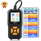 V318 OBD2 Scanner Color Screen Diagnostic Tool Multilingual Engine Fault Code Reader Battery Tester Full-Function Diagnostic Car Mobile World