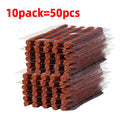 5/50Pcs Tire Repair Strips Tubeless Rubber Stiring Glue Seals for Car Motorcycle Tyre Puncture kit wicks worms Tools Accessories CM World