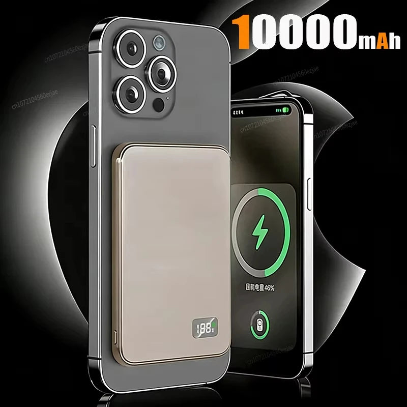 3 IN 1 Power Bank For MagSafe 50000mAh Slim Magnetic Wireless Power Bank 22.5W External Battery For iPhone Samsung 2026 Car Mobile World