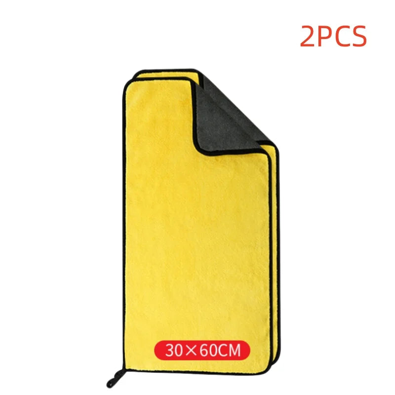 1/2/6PCS Car cleaning towels, car washing and drying cloths, microfiber towels, care face cloths, car beauty accessories CM World