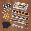 108pcs Parts Bicycle Tire Repair Kit, Tire Repair Kit for Motorcycles Off-road Vehicles Inner Tire Air Chamber Repair Tools Kit CM World