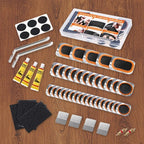 108pcs Parts Bicycle Tire Repair Kit, Tire Repair Kit for Motorcycles Off-road Vehicles Inner Tire Air Chamber Repair Tools Kit CM World