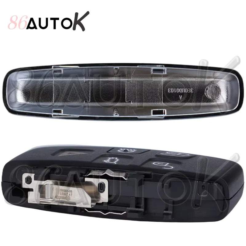 Car Key Shell Case Housing Cover for Jaguar XJ XJL XF Car Key Case for Range Rover Sport Evoque for Land Rover LR4 5 Buttons CM World