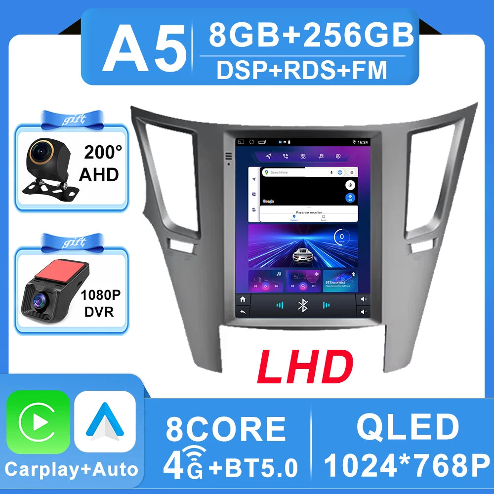 Android 16 Car Radio 9.7 inch For Subaru Outback 4 BR Legacy 5 2009 - 2014 Multimedia Video Player Navigation GPS Stereo Carplay CM World