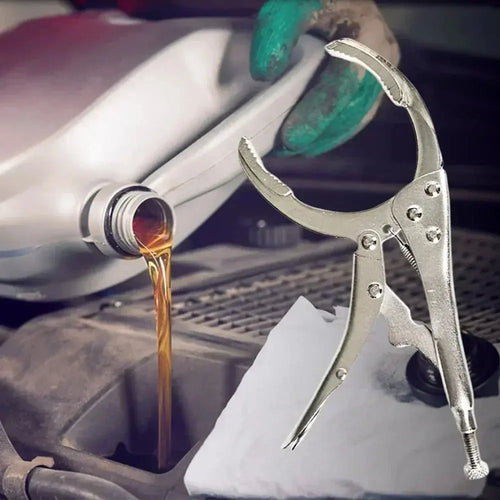 1pcs Clamp Filter Wrench Oil Grid Wrench Oil Change Adjustable Multi-Function Engine Oil Filter Wrench Car Disassembly Tool Car Mobile World