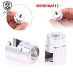 1Pcs M8 M10 M12 Car Dent Repair Tools Adapter Dent Lifter Puller Head For Slide Hammer Pulling Tab Aluminum Alloy Accessories